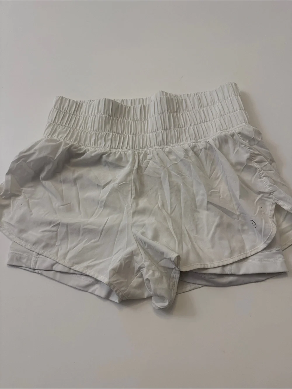 Gilly Hicks Hollister White High-Waist Athletic Shorts